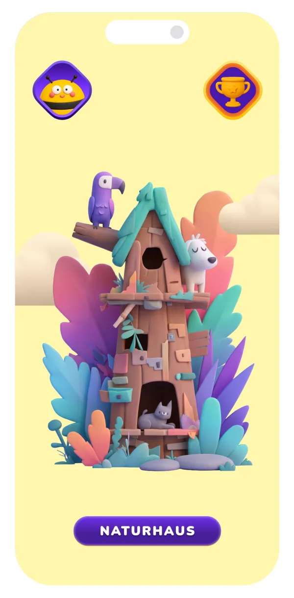 Logoyo app: Naturhaus themed house